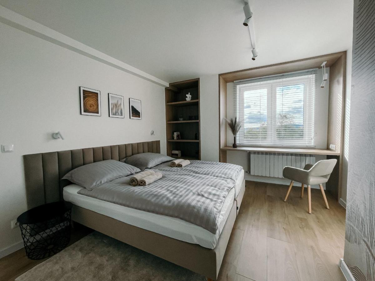 Penthouse Sloneczna Rapsodia - Blisko Parku Zdrojowego - Duzy Taras Na Dachu - Piekny Widok - Winda - Garaz Apartment รับกา ภายนอก รูปภาพ