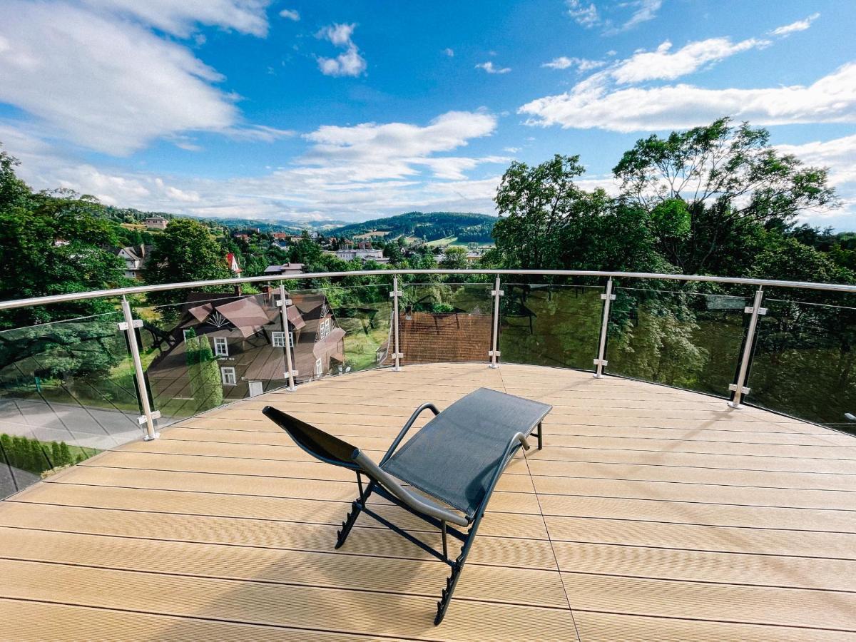 Penthouse Sloneczna Rapsodia - Blisko Parku Zdrojowego - Duzy Taras Na Dachu - Piekny Widok - Winda - Garaz Apartment รับกา ภายนอก รูปภาพ